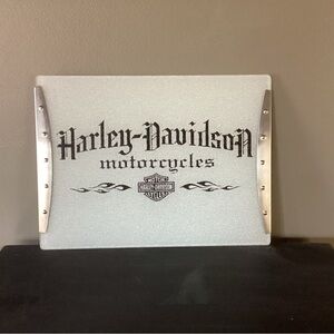 HARLEY DAVIDSON ROADHOUSE COLLECTION TEMPERED GLASS CUTTING BOARD 2010 16” x 12”